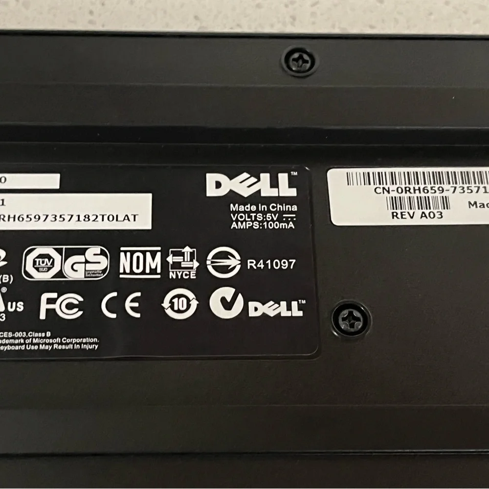 Dell Computer Keyboard